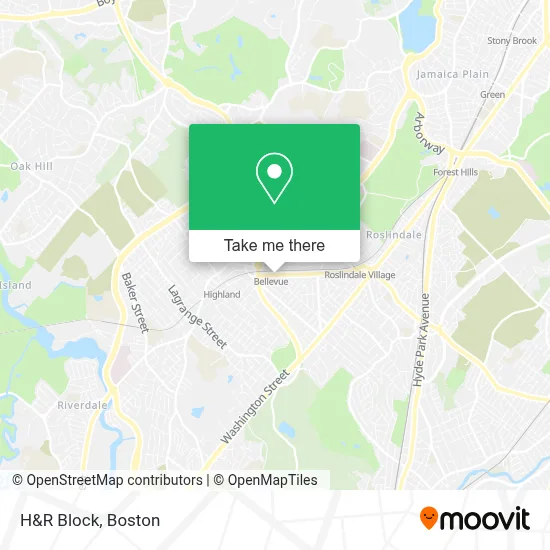 H&R Block map