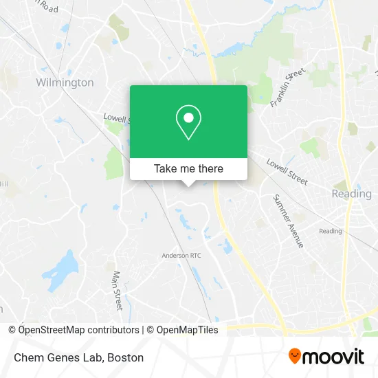 Chem Genes Lab map