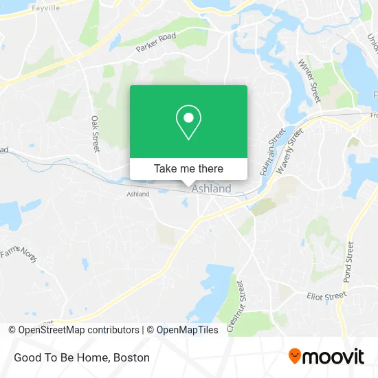 Good To Be Home map
