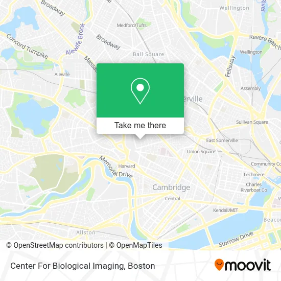 Center For Biological Imaging map