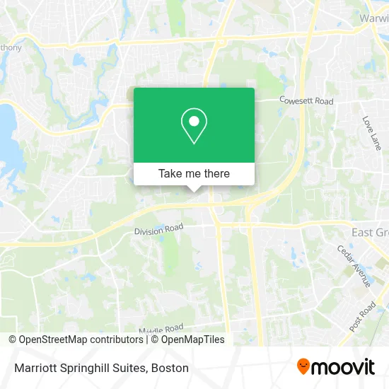 Marriott Springhill Suites map