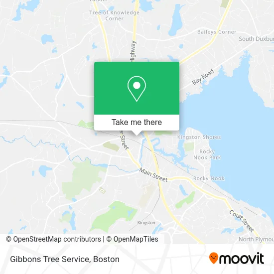 Gibbons Tree Service map