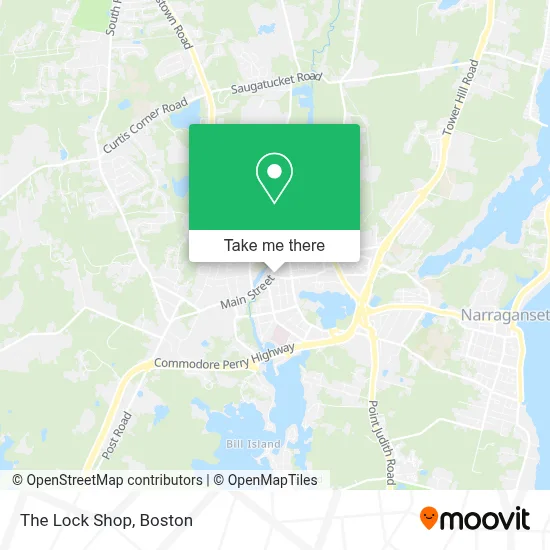 The Lock Shop map
