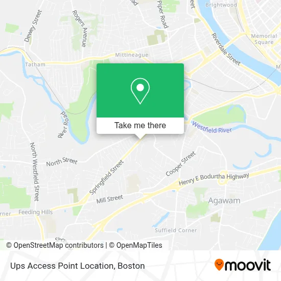 Ups Access Point Location map