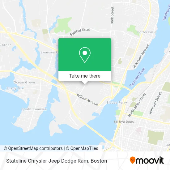 Stateline Chrysler Jeep Dodge Ram map