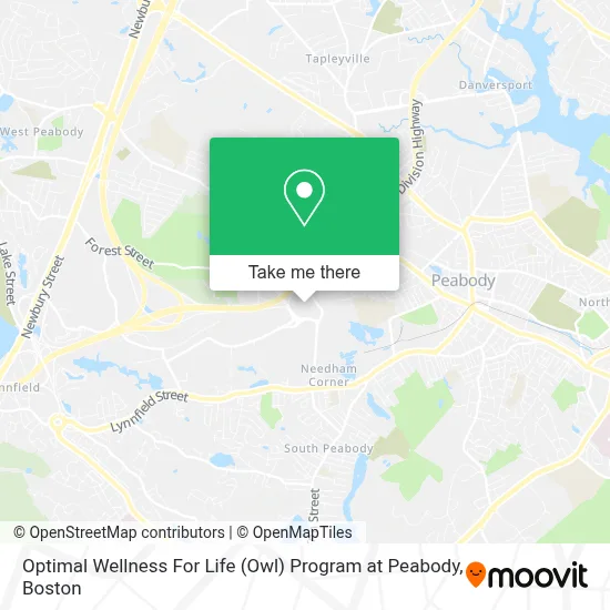 Optimal Wellness For Life (Owl) Program at Peabody map