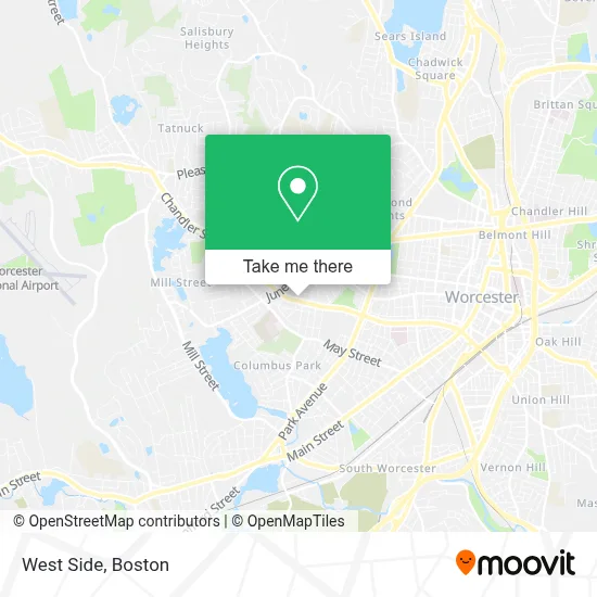 West Side map