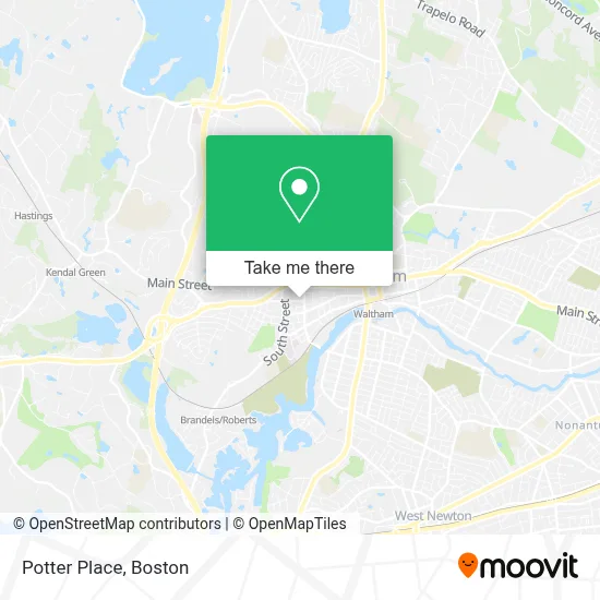 Potter Place map