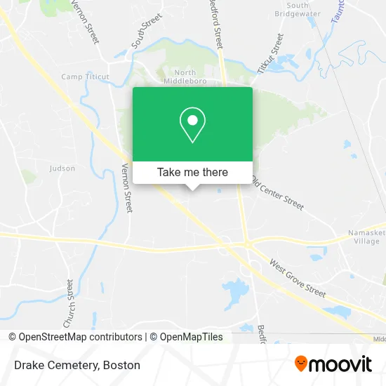 Drake Cemetery map