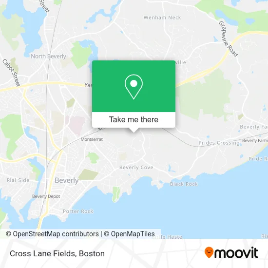 Cross Lane Fields map