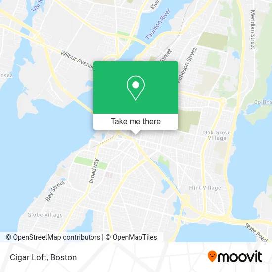 Cigar Loft map