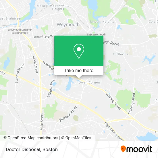 Doctor Disposal map
