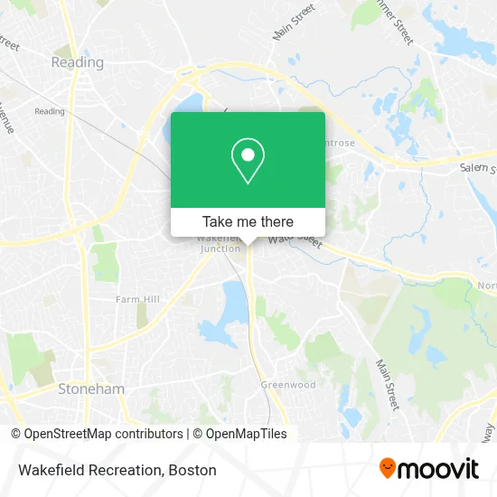 Wakefield Recreation map