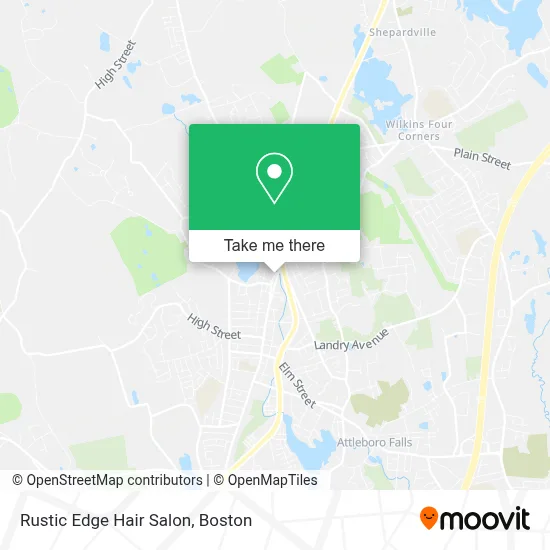 Rustic Edge Hair Salon map