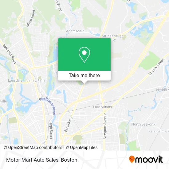 Motor Mart Auto Sales map