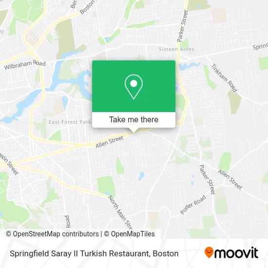 Springfield Saray II Turkish Restaurant map