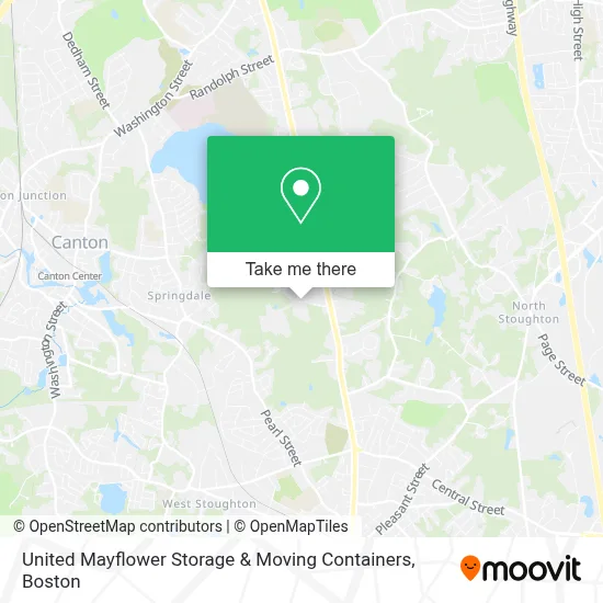 United Mayflower Storage & Moving Containers map