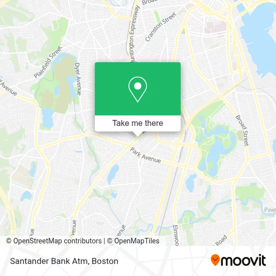 Santander Bank Atm map