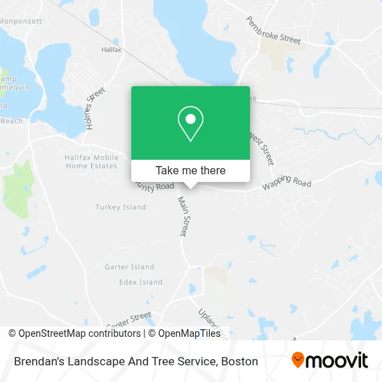 Brendan's Landscape And Tree Service map
