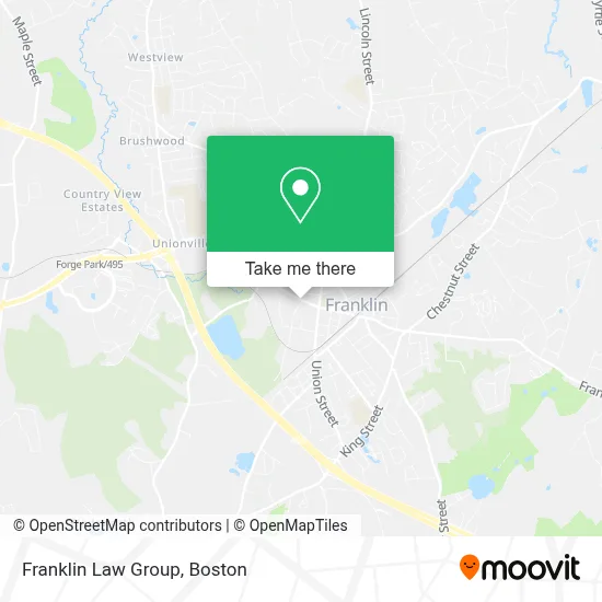 Franklin Law Group map