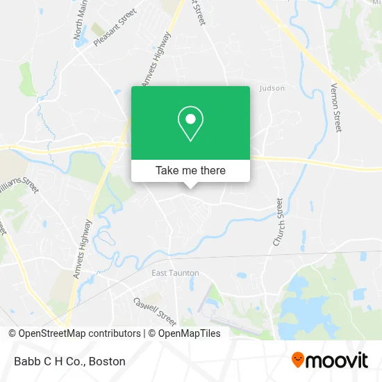 Babb C H Co. map