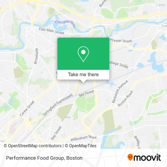 Performance Food Group map