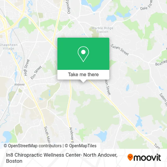 In8 Chiropractic Wellness Center- North Andover map