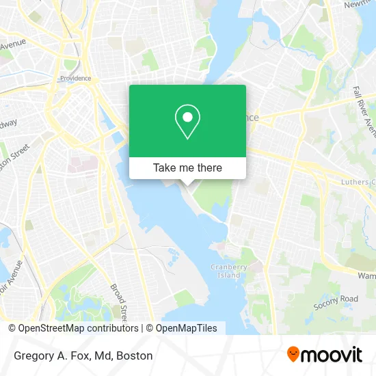 Gregory A. Fox, Md map