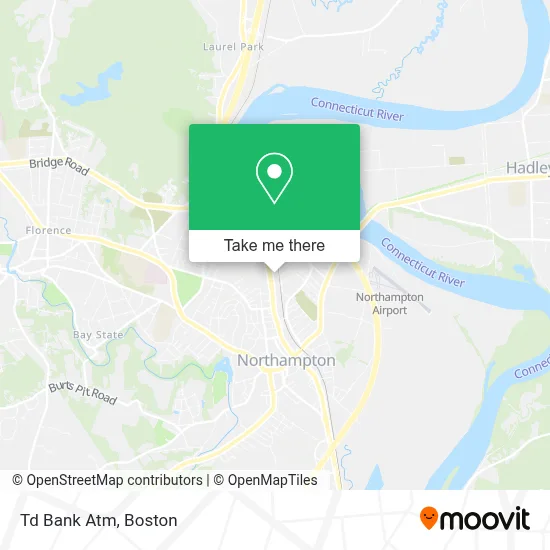 Td Bank Atm map