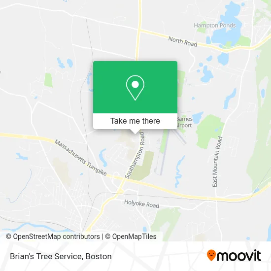 Brian's Tree Service map