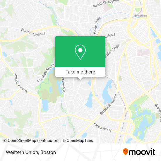 Western Union map