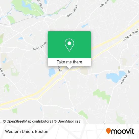Western Union map