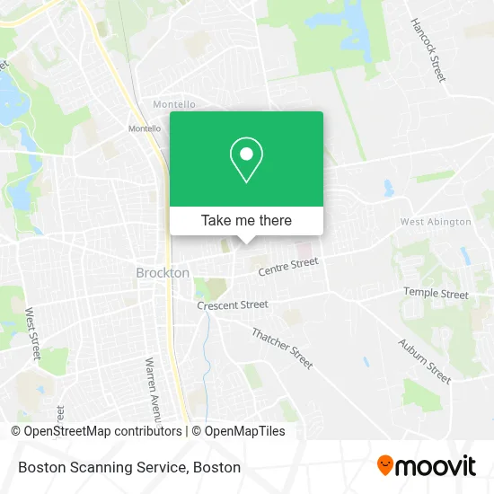 Boston Scanning Service map