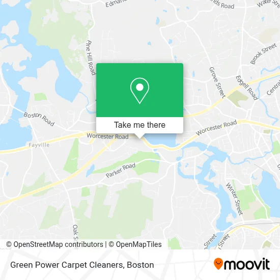 Green Power Carpet Cleaners map
