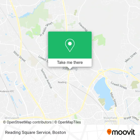 Reading Square Service map