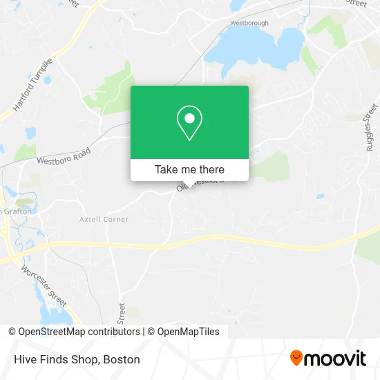 Hive Finds Shop map