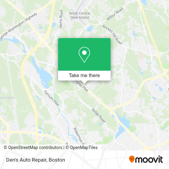 Den's Auto Repair map