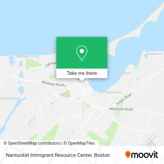 Nantucket Immigrant Resource Center map