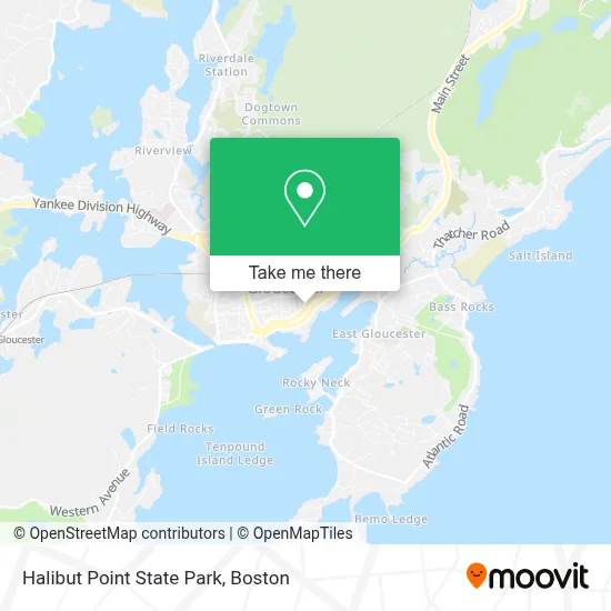 Halibut Point State Park map