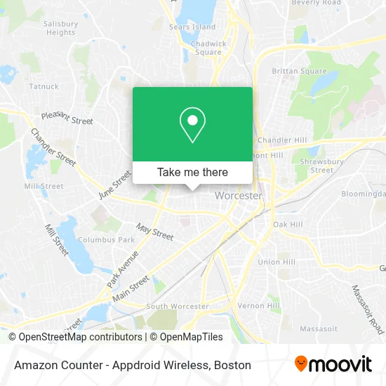 Amazon Counter - Appdroid Wireless map
