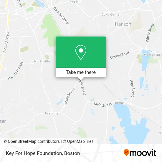 Key For Hope Foundation map