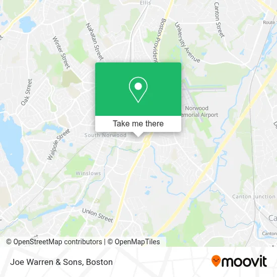 Joe Warren & Sons map