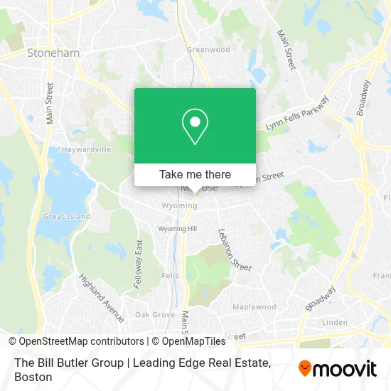 The Bill Butler Group | Leading Edge Real Estate map
