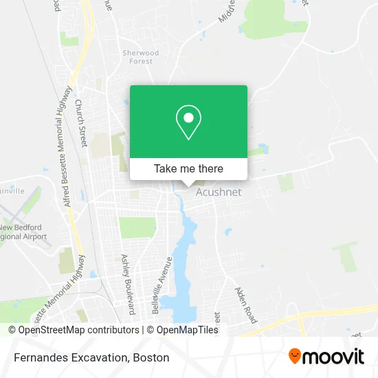 Fernandes Excavation map