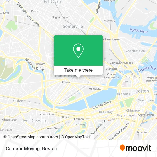 Centaur Moving map