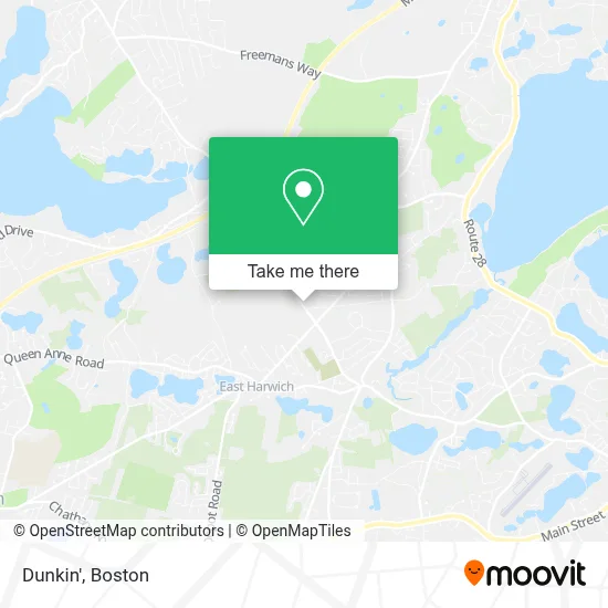 Dunkin' map