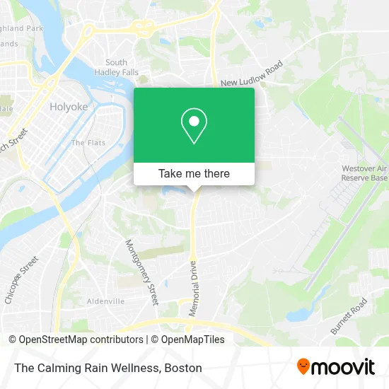 The Calming Rain Wellness map