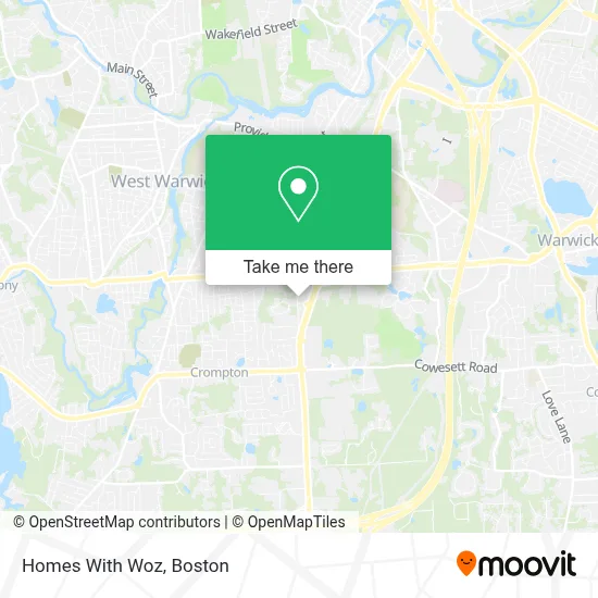 Homes With Woz map