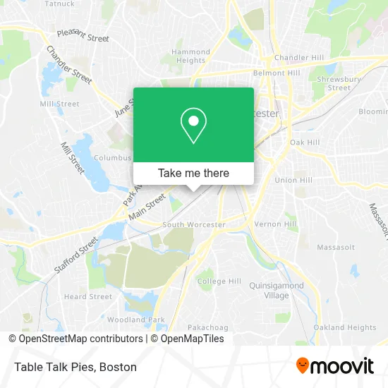 Table Talk Pies map
