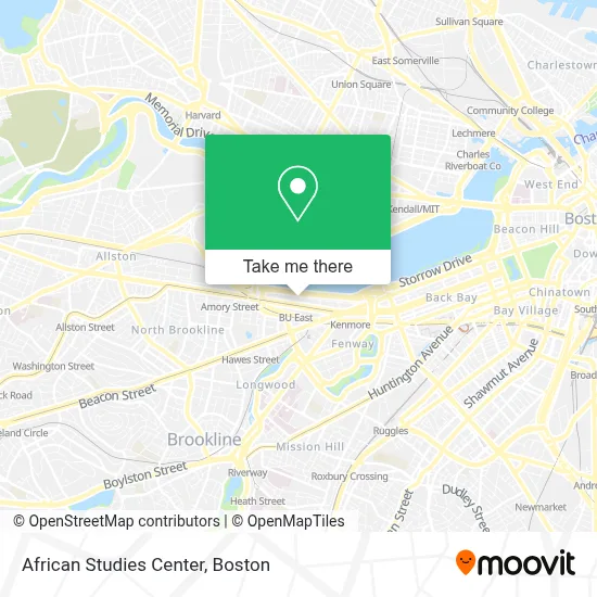 African Studies Center map